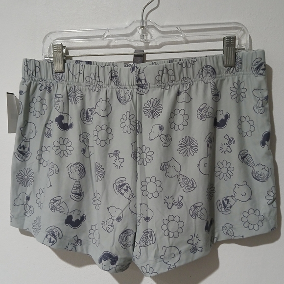 Peanuts Charlie Brown, Snoopy & Friends Women’s gray Pajama Set Size: L (NEW) - Picture 8 of 9